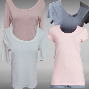 Time & Tru elbow and short sleeve  t-shirts size Medium